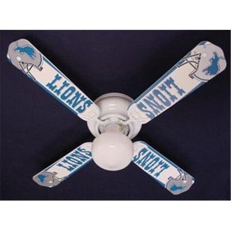 CEILING FAN DESIGNERS Ceiling Fan Designers 42FAN-NFL-DET NFL Detroit Lions Football Ceiling Fan 42 In. 42FAN-NFL-DET